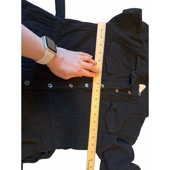 Anthropologie SANCIA Jumpsuit KARITAS BOILERSUIT Black size Medium - Picture 9 of 11